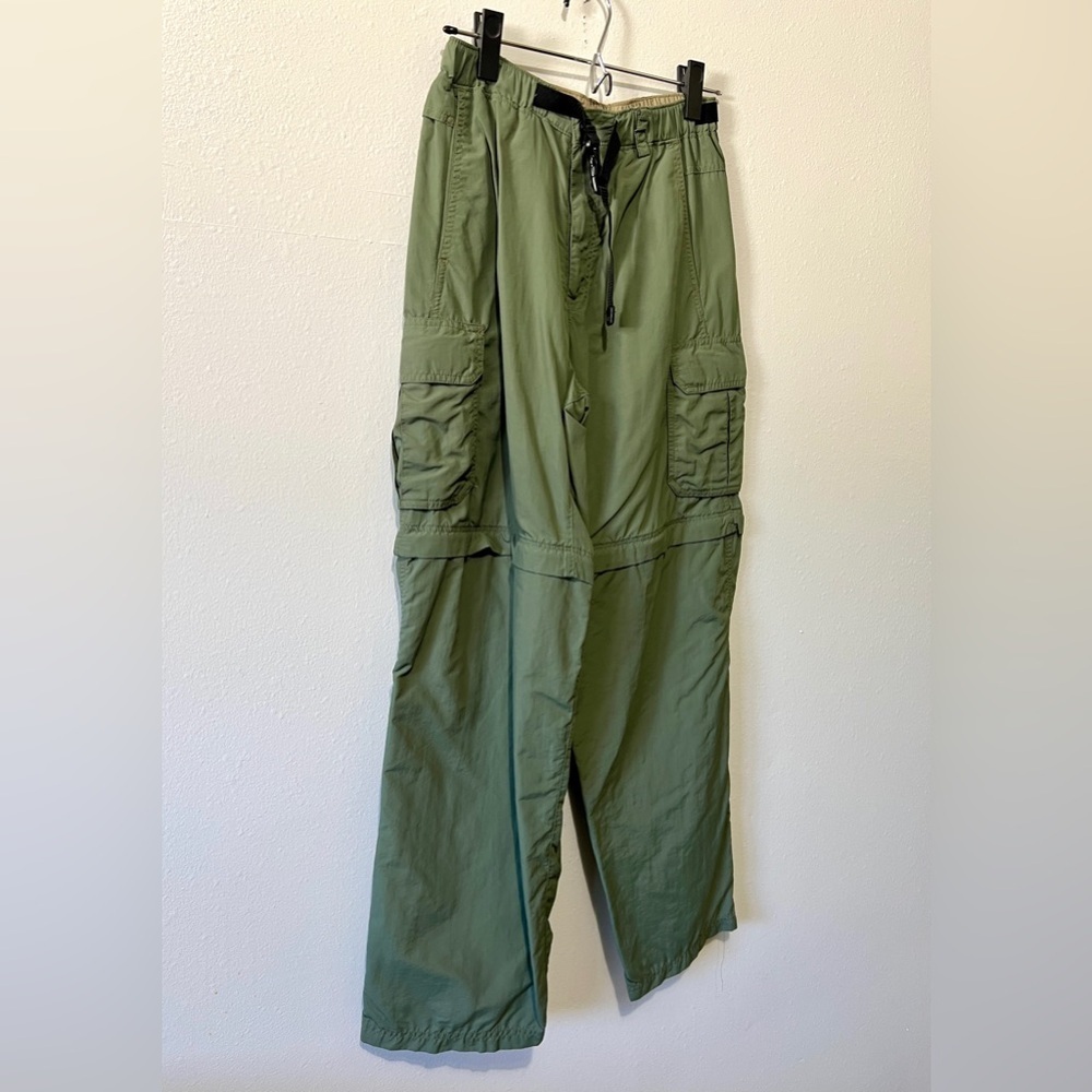 REI Men's Olive Cargo Zip-Off Short/Pants - Size Small (27"x30L) - Picture 4 of 15